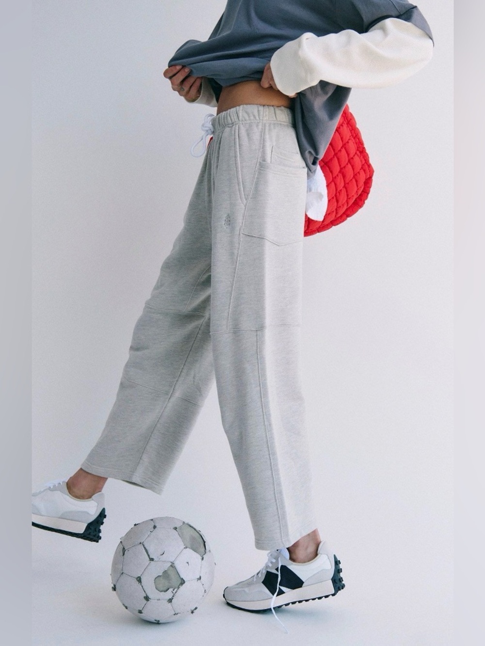 Free People FP Movement Top Score Barrel Pants Sweatpants NWT - Picture 3 of 6